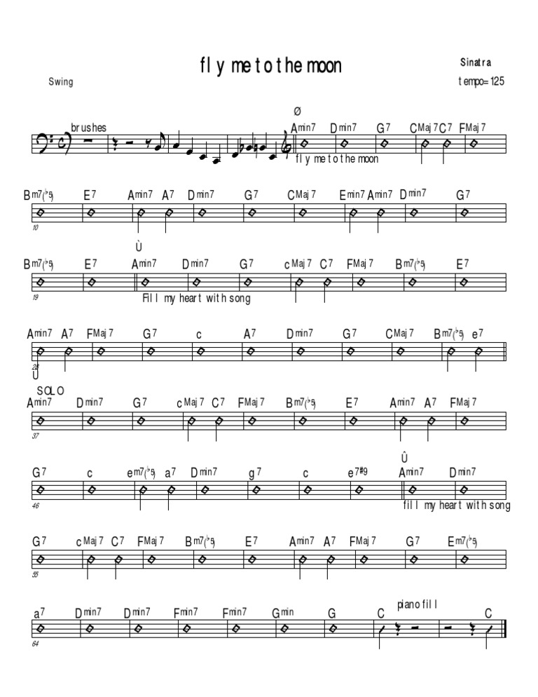 Fly Me To The Moon PDF | PDF | Frank Sinatra | Music