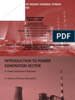 Industrial Analysis of the Power Sector