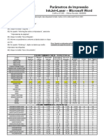 CodFax 07-003 Parametros de Impressao InkJet Laser Microsoft Word2007