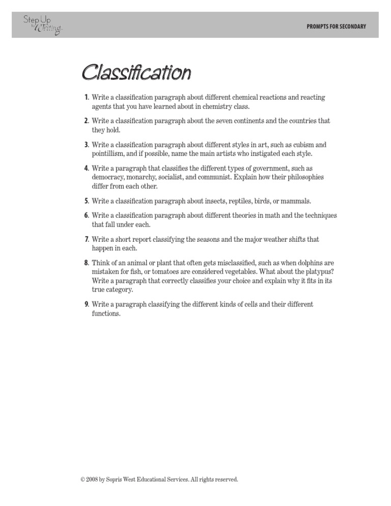 07 Classification PDF | PDF