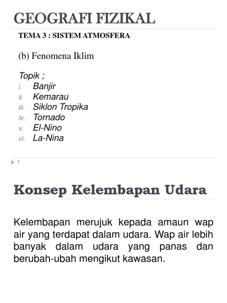 Fenomena Iklim dan Proses Atmosfera | PDF