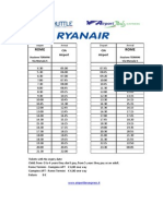 Rome Termini to Ciampino Airport Bus Schedule