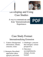 Developing and Using Case Studies to Communicate Internationalization Experiences