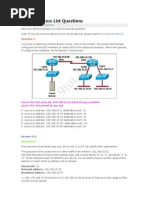 CCNA Access List QuestionsCCNA access list questions