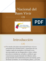 Plan Nacional Del Buen Vivir