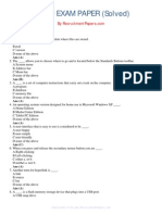 Sbi Po Exam Paper Computer Knowledge