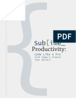 Sublime Productivity Sample