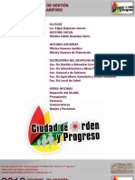 Informe Gestion Rendicion de Cuentas A La Ciudadanía de La Vigencia Del 2012 PDF