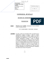 Conseil d'état n° 366506 - Harcèlement moral et Mise à la retraite d'office le 18 mai 2010