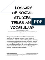 Glossary Social Studies Terms