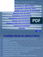 Introducere in Word