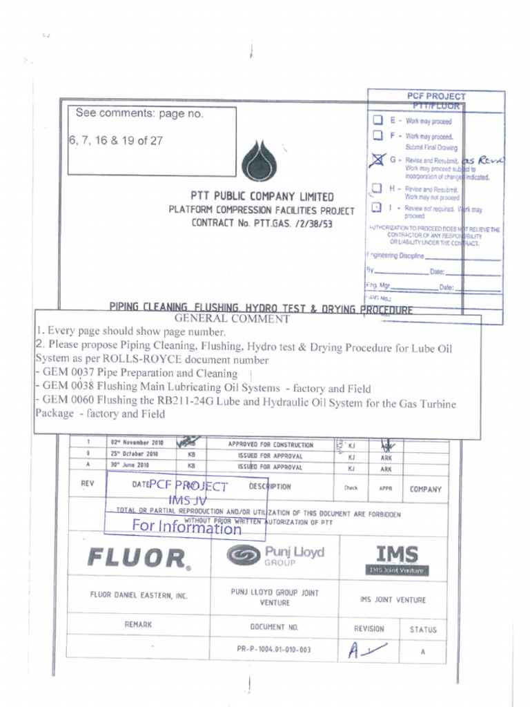 Water Analysis and Pipe Cleaning Guidelines | PDF
