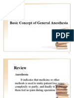 Basic Concept of General Anesthesia