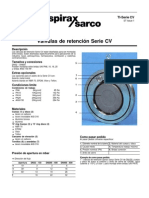 INF - PIP - CT - Válvula de Retención Serie CV