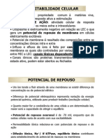 Potenciais celulares e transmissão sináptica