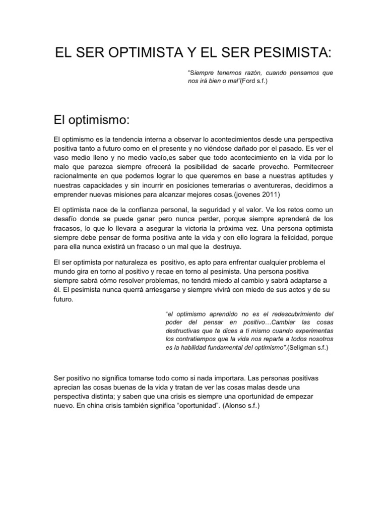 Download Pesimista del optimista For Android