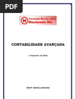 Apostila - Contabilidade Avançada (2012-1)