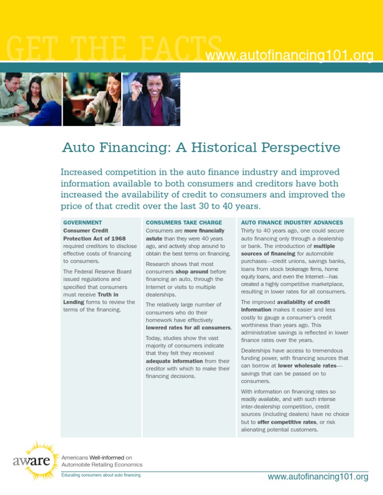 Evolution of Auto Financing Options | PDF