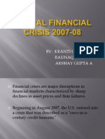 Global Financial Crisis 2007-08