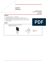 Silicon N Channel MOS FET High Speed Power Switching: Features