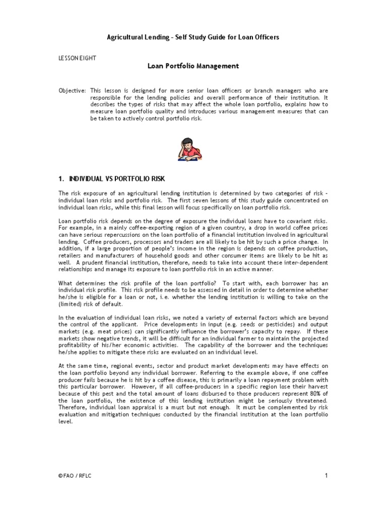 Agricultural Lending - Self Study Guide For Loan Officers | PDF | Loans ...