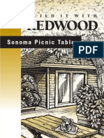 Redwood: Sonoma Picnic Table
