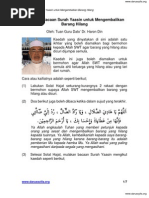 Download Kaifiat Mengembalikan Barang yang Hilang by fairus SN12979334 doc pdf