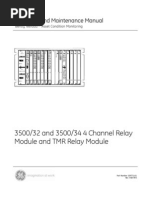 3500/32 and 3500/34 4 Channel Relay Module and TMR Relay Module