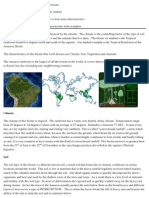 Examine The Characteristics of A Biome You Studied