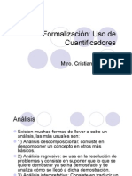 Formalización - Repaso y Cuantificadores