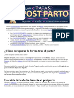 faja posparto