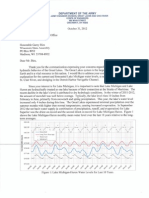 Army Corps of Engineers Reply Letter On Water Levels Oct 2012