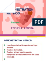 Demonstration Method: Edelen E. Abrera