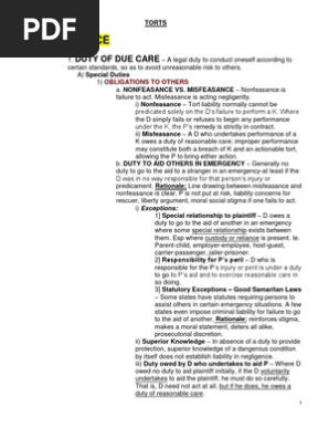 Tort Law and Alternatives