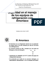 Seguridad en El Manejo de Equipos Con Amoniaco PDF