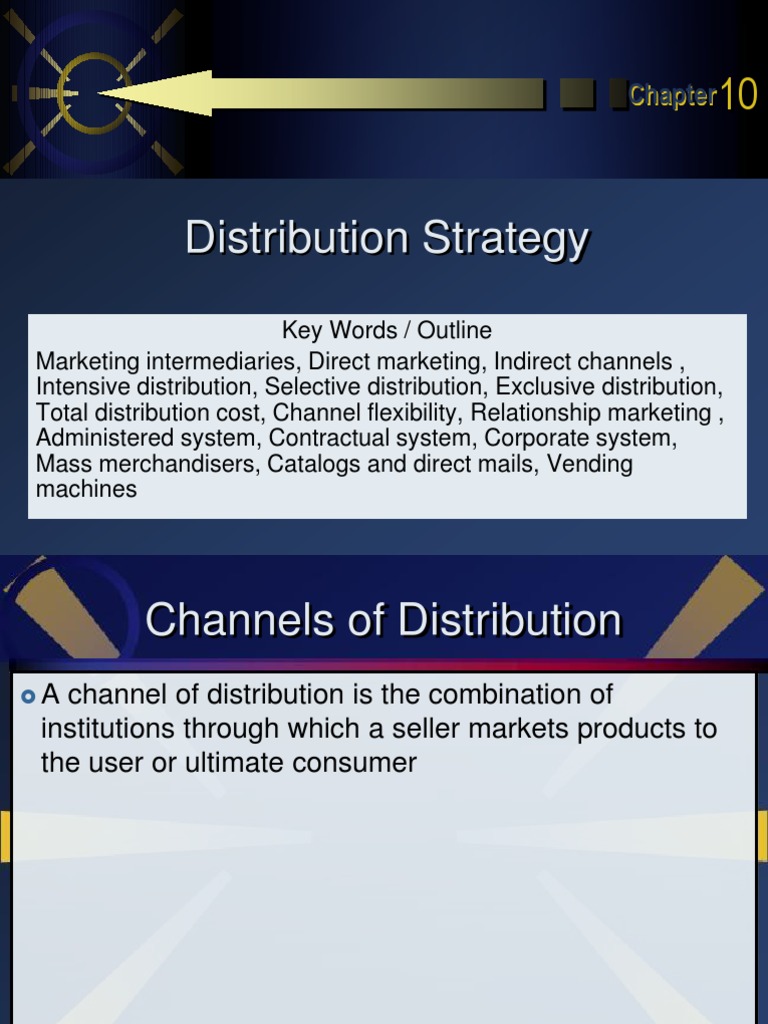 Distribution Strategy | PDF | Retail | Sales