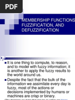 Fuzzification & Defuzzification