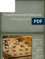 Visual Processing Dysfunction