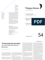 The Platypus Review, 54 - March 2013 (Reformatted For Reading Not For Printing)