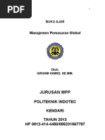 Download Buku Ajar Manajemen Pemasaran Global by Arham Hamid SN129847091 doc pdf