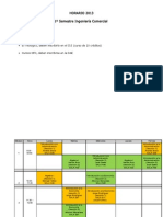 HORARIO PRIMER AÑO I-2013