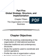 Part Five Global Strategy, Structure, and Implementation: Chapter Fifteen The Organization of International Business