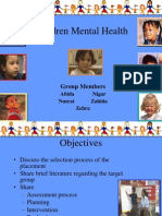 Children Mental Health: Group Members