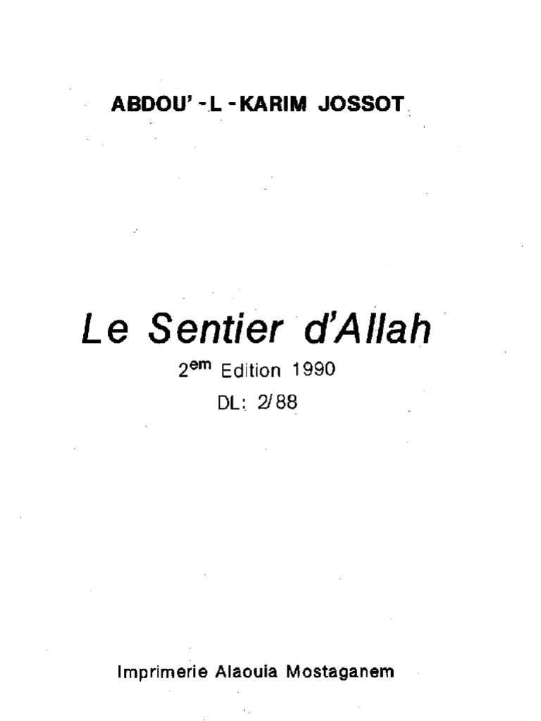 Le Sentier d'Allah : Une Conversion Spirituelle | PDF | Allah | Prière