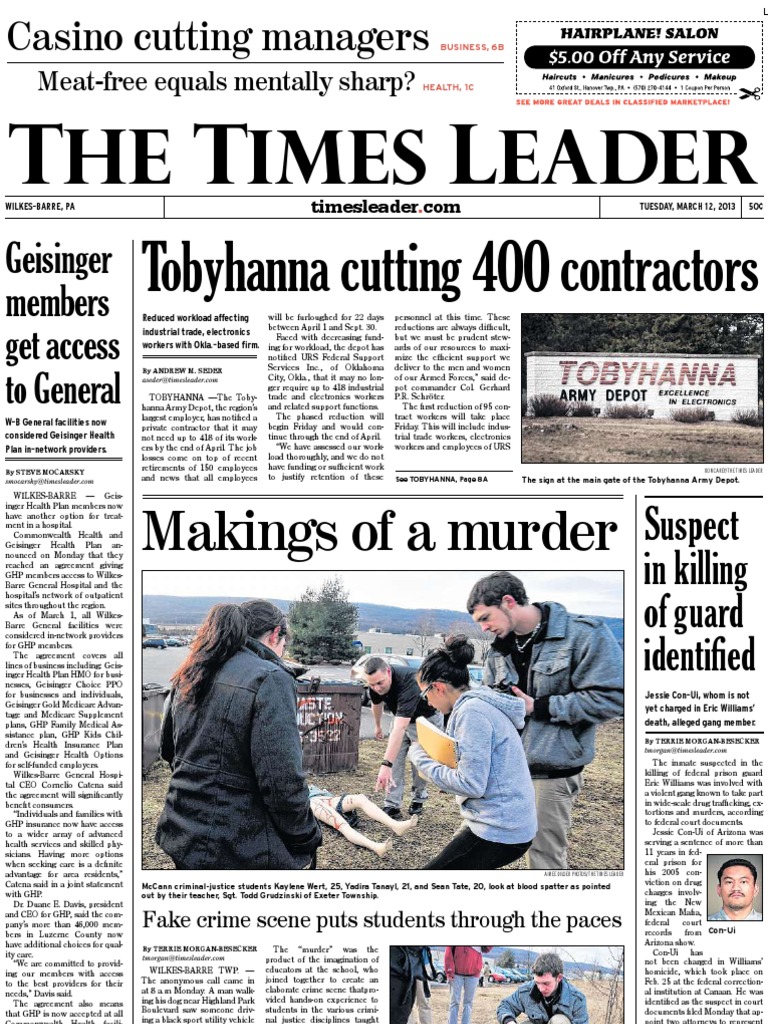 Times Leader 03-12-2013 PDF Wilkes Barre Mental Health