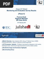 Download Kenya ICT Market Survey - Julisha II by ICT AUTHORITY SN129901279 doc pdf