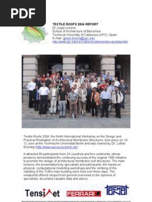 Report Textile Roofs 2004