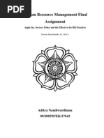 Download HRM Final Ass Apple Human Resource Management Assesment by Aditya Nandi Vardhana SN129904579 doc pdf