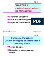Corporate Valuation Value-Based Management Corporate Governance