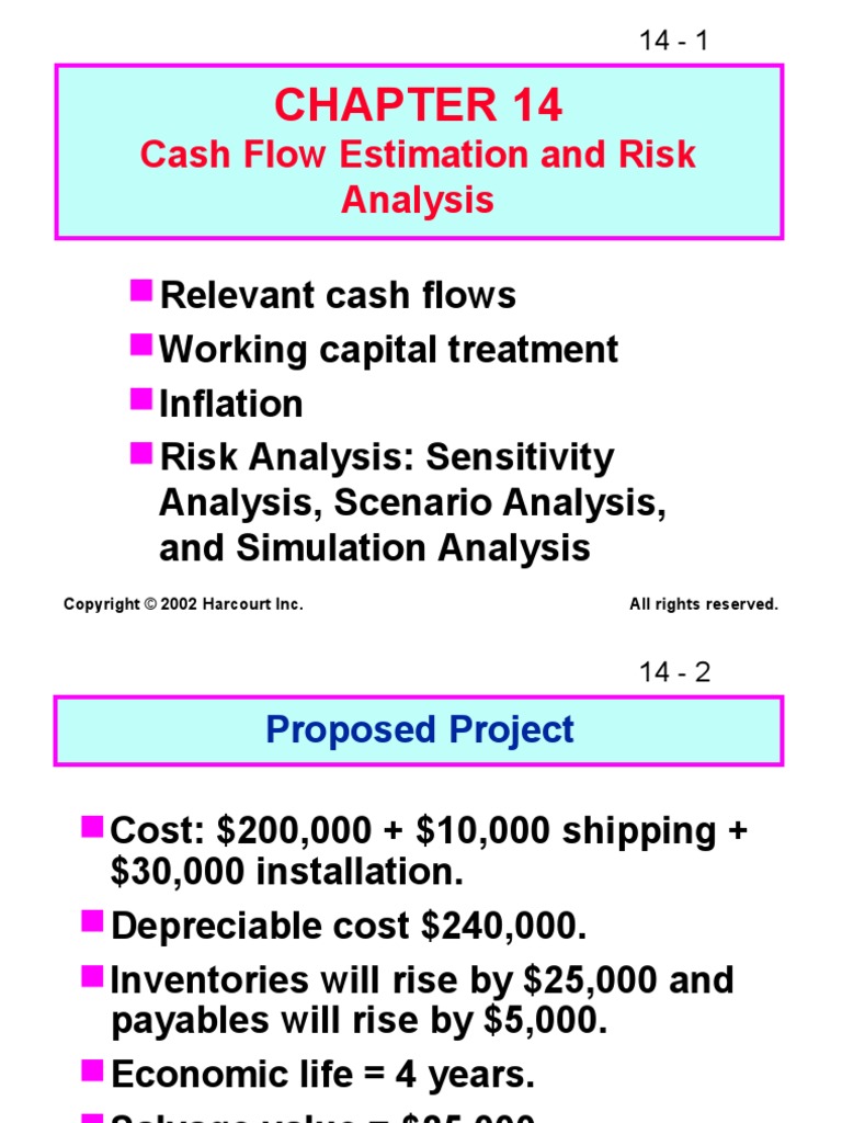 Cash Flow Estimation and Risk Analysis | PDF | Capital Budgeting ...